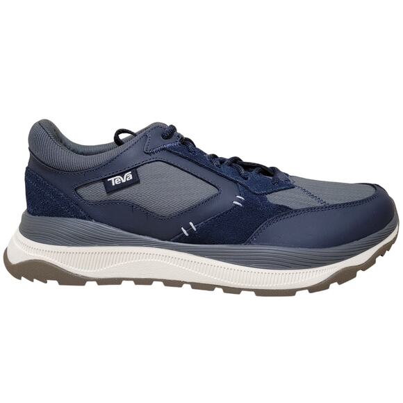 Teva Men Terrawave Sneaker Low Top Lace Up Size US 9 Total Eclipse Navy Blue - Picture 2 of 5